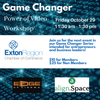 October 29, 2021: Game Changer - Power of Video Workshop