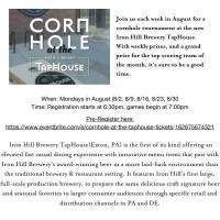 Community Event: Corn Hole at the Iron Hill Brewery TapHouse