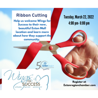 March 22, 2022 Ribbon Cutting at Wings for Success