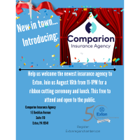 August 16, 2022 Ribbon Cutting at Comparion Insurance Agency