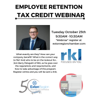 October 25th Employee Retention Tax Credits Webinar