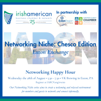 August 28, 2024: Joint Networking with Irish American Business Chamber