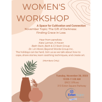 Women's Workshop: The Gift of Darkness: Finding Grace in Loss