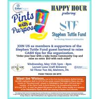 Community Event: Pints with a Purpose Happy Hour for Stephen Tuttle fund