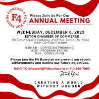 Community Event: F4- Fiorenza's Food for Friends Annual Meeting