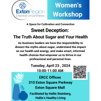Women's Workshop: Sweet Deception: The Truth About Sugar and Your Health