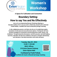 Women's Workshop: Boundary Setting: Honoring Yourself with Love and Authenticity