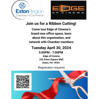 April 30, 2024 Ribbon Cutting | Edge of Cinema