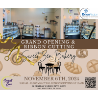 November 6, 2024 - Ribbon Cutting at Sweet Zen Bakery