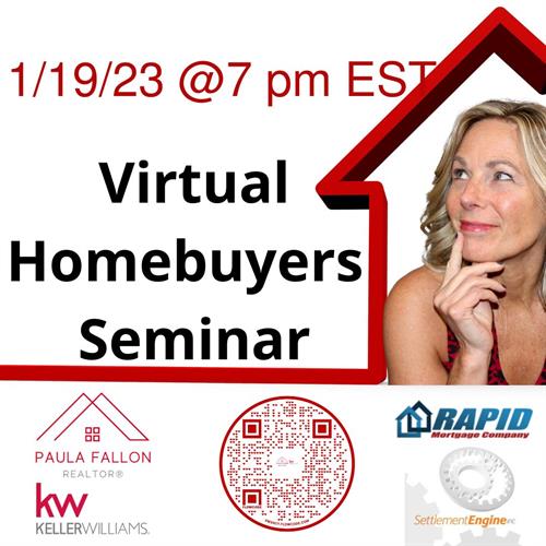 Join me. Bring your questions. Walk away with the information you need to be ready to purchase when you're ready to purchase!