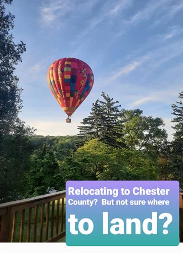 Know someone who wants to relocate to Chester County>