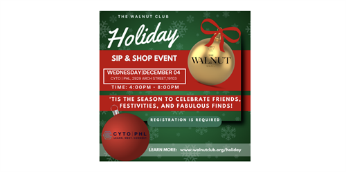 Holiday Sip & Shop Philadelphia 12/4/24