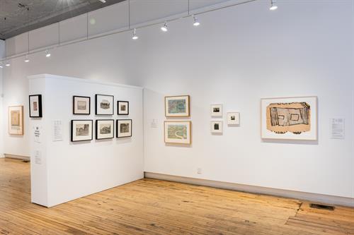 Photo by Cheri Eisenberg of the exhibition "The Collection of Victor F. Keen"