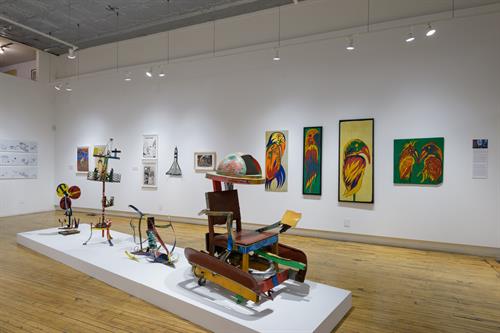 Photo by Cheri Eisenberg of the exhibition "The Life and Death of Charles Williams"