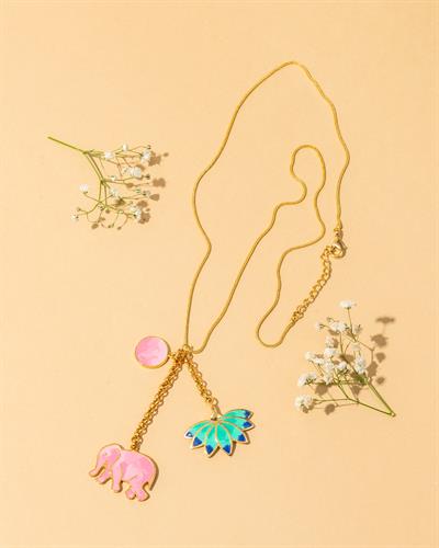 Handmade Enamel Necklace | Designs By Uchita