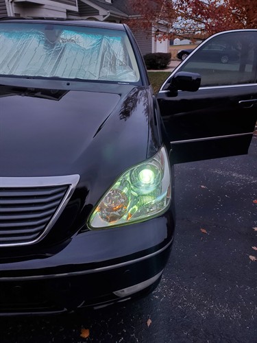 Permanent 2K clear coat headlight restoration on a Lexus LS430 — Gurnee, IL