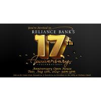 Reliance Bank 17th Anniversary