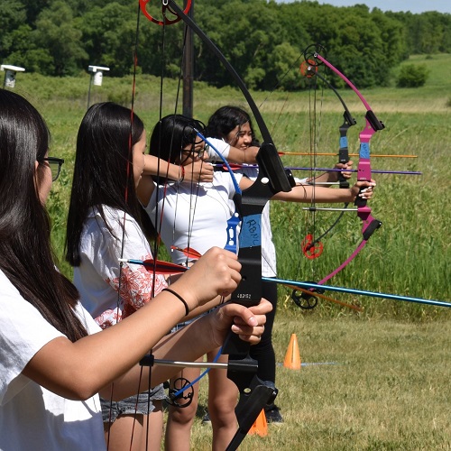 Archery fun in the summer!