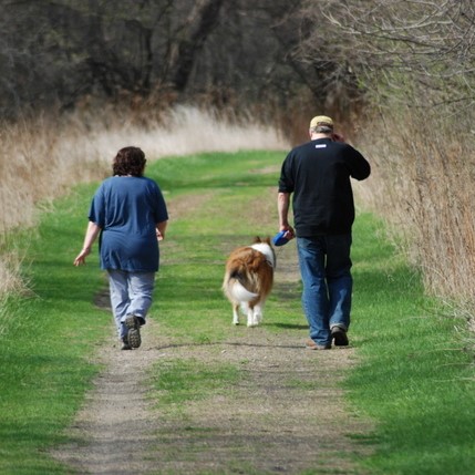 Dogs welcomed on leash at River Bend Nature Center