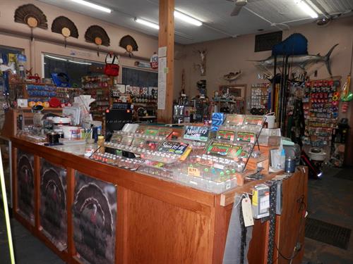 On our counter you will find a great selection of jigs.