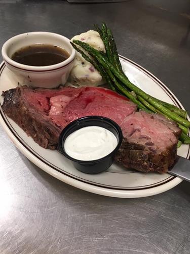 Prime Rib every Friday and Saturday 
