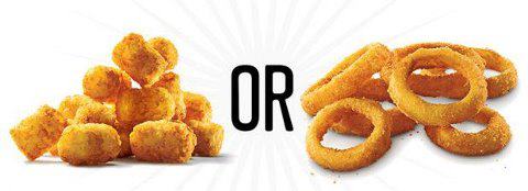 Tots or Onion Rings, The ultimate battle!