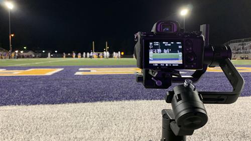 Capturing a football game for our friends over at Bloomington High School. Go Raiders...!!