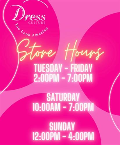 Store Hours