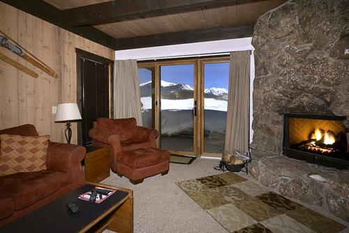 Enjoy stunning Rocky Mountain views from your Living Room and Deck Area.