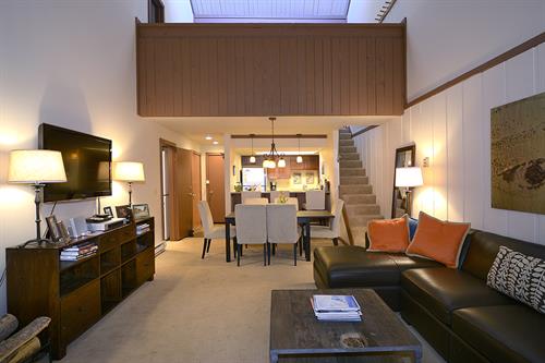4-bedroom condos feature loft space, including a bedroom and bathroom.
