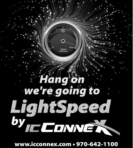Go to Lightspeed with fiber optics in Gunnison! Perfect for gaming!