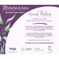 2023 Rhinebeck Chamber Annual Meeting - MEMBERS ONLY please