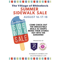 Rhinebeck Summer Sidewalk Sale 2024