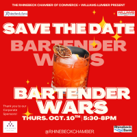 9th Annual Bartender Wars 2026! Rhinebeck will be shaken & stirred!