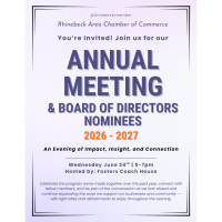 2026 Rhinebeck Chamber Annual Members Meeting