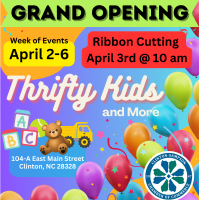 Ribbon Cutting for Thrifty Kids and More