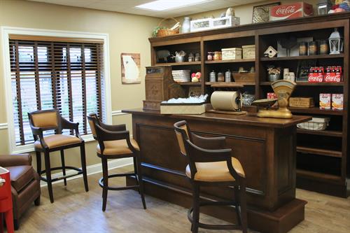 The General Store allows for shopping and purposeful activity.