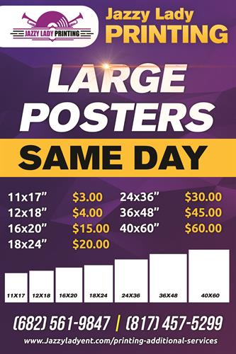 LARGE POSTERS