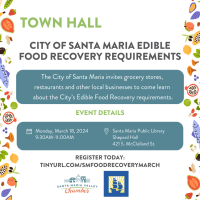 Workshop: City of Santa Maria Edible Food Recovery Requirement