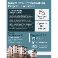 Downtown Revitalization Project Discussion