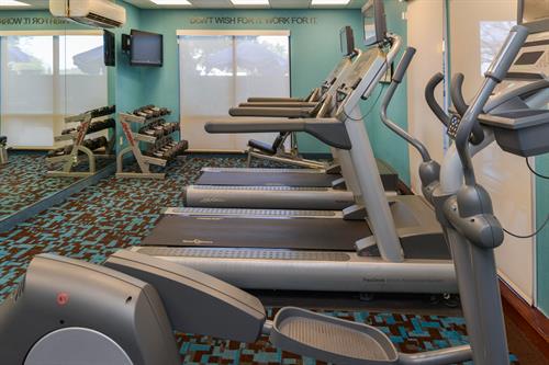 Complimentary & well appointed fitness center available to hotel guests
