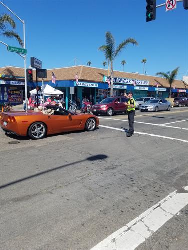 Directing Traffic at Pismo Car Show