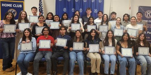 $42,470 in scholarships to 33 local students 