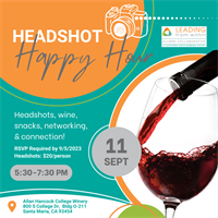 Headshot Happy Hour hosted by Leading From Within Alumni Collaborative in Northern Santa Barbara County