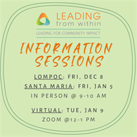 Information Session - Santa Maria - Leading for Community Impact