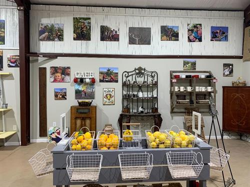 Shop inside our Barn -Jams, Honey, Soaps, and much more