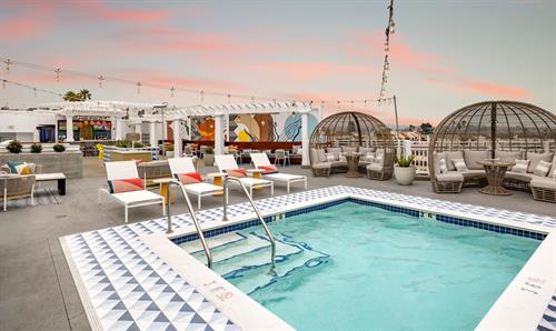 Cypress Beachouse Rooftop and splash pool Cypress Beachouse Rooftop and splash pool