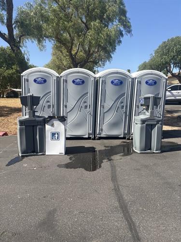 Four event Restrooms & two handwash stations