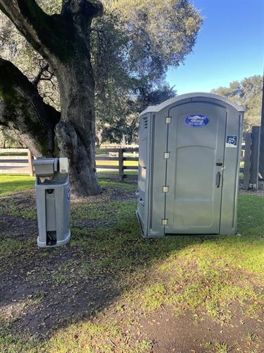 Ada Accessible restroom Unit and 1 handwash station 