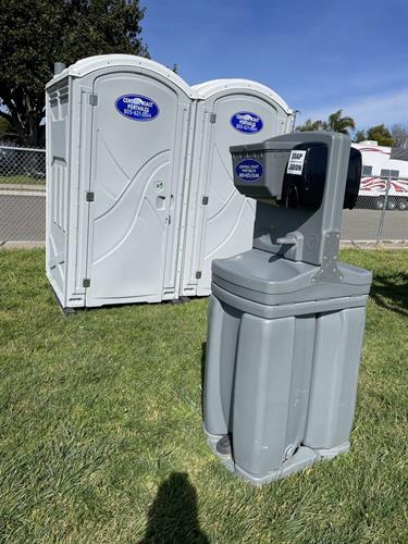 Two event Restrooms & one handwash station